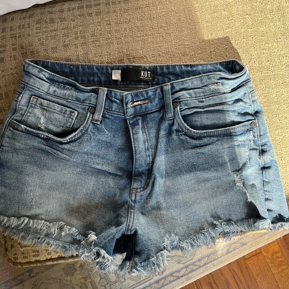 KUT from the cloth denim cut offs
